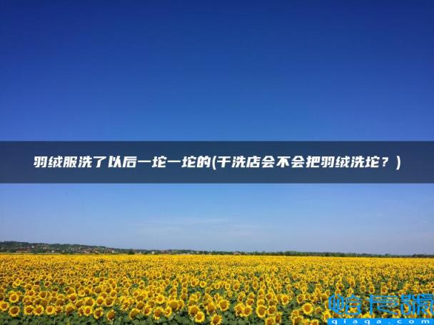 干洗店会不会把羽绒洗坨?(羽绒服洗了以后一坨一坨的)