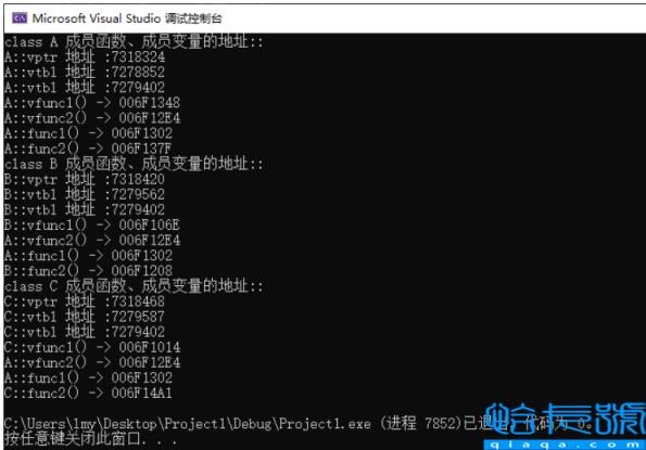 C/C++多态原理实例分析
