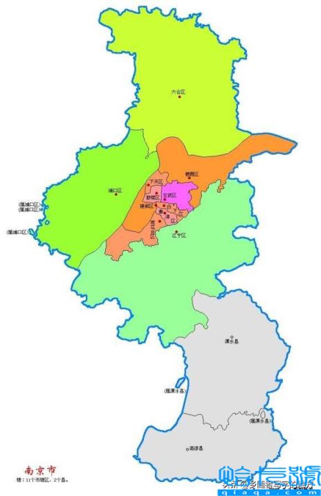 江苏有几个市（各市的由来）