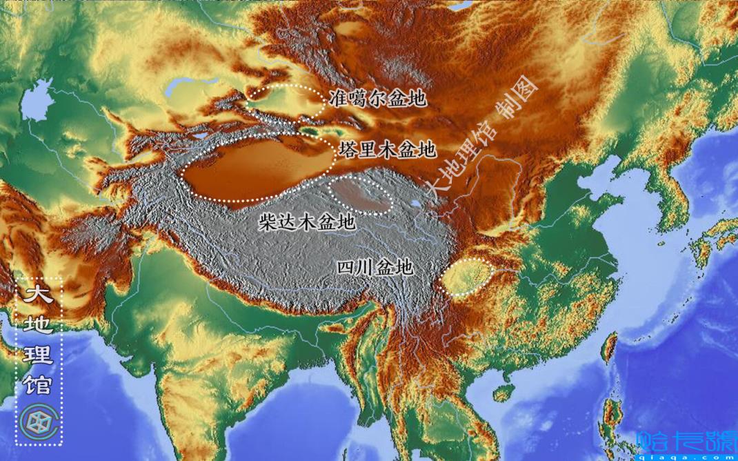 我国地势最高面积最大的盆地（中国四大盆地中地势最高的是哪个）