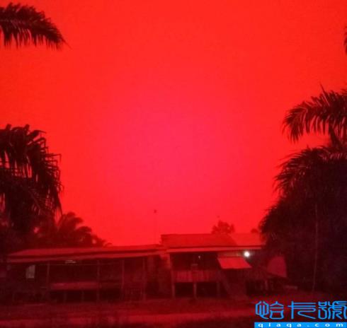 中国最诡异的一天(浙江舟山出现诡异血红天空)