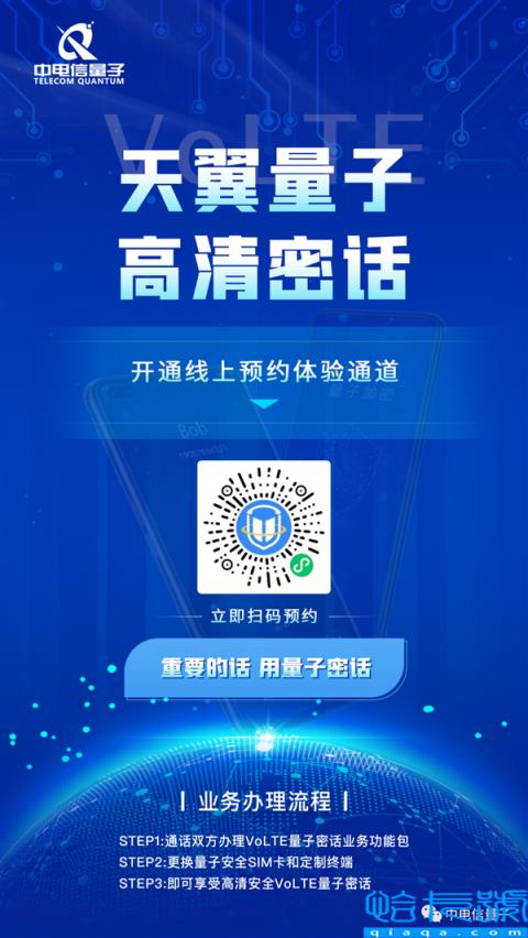 中国电信“量子高清密话”开启预约：采用国产芯片的量子SIM卡