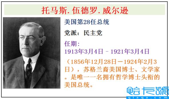 美国全部46任总统简介(美国历届总统表)