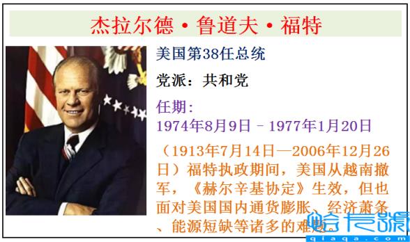 美国全部46任总统简介(美国历届总统表)