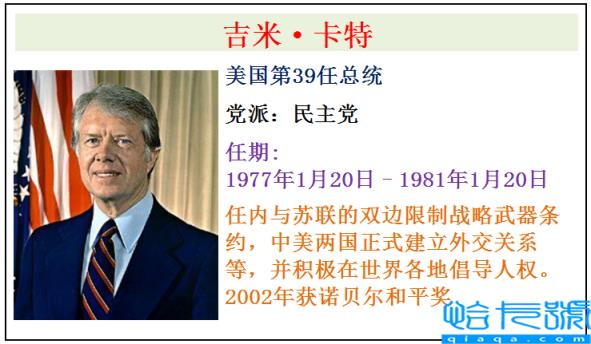 美国全部46任总统简介(美国历届总统表)