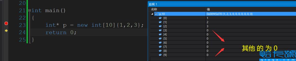 C++动态内存管理实例分析