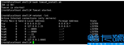 怎么用Tomcat安装shell脚本